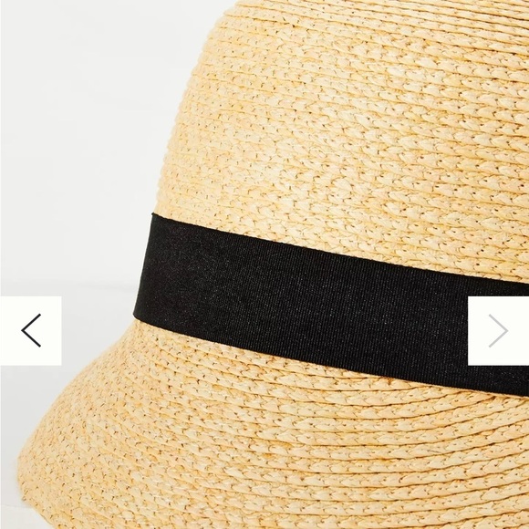 Anthropologie Straw Riding Cap Straw Hat with Black Band main image 10